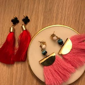 Two pairs of earrings